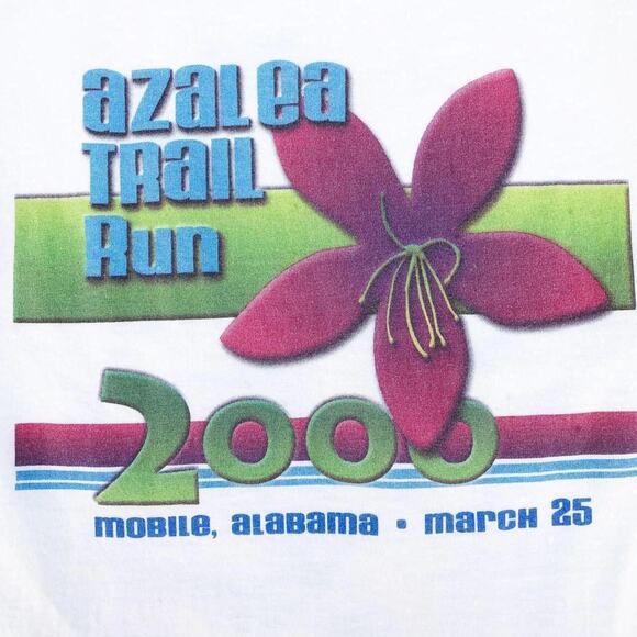 Azalea Trail Run Mobile Alabama 2000 tshirt Y2K vintage - Picture 2 of 4